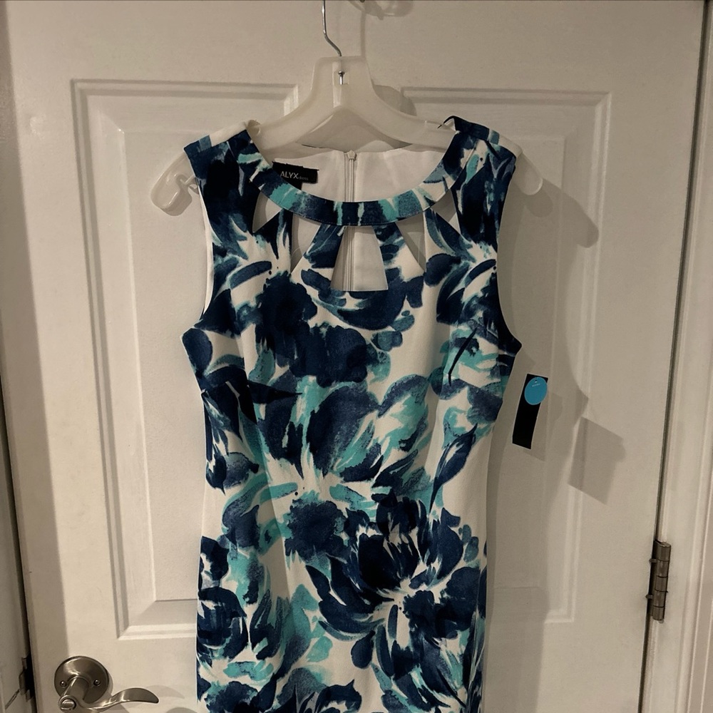 Alyx Dress Blue White Sleeveless Size 10‎